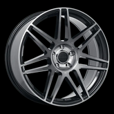 18" Liquid Metal Carbon Wheel 🔥 18X8 +40 5X120 ✅ C.B 73.1 Black Machined Rim 🔻